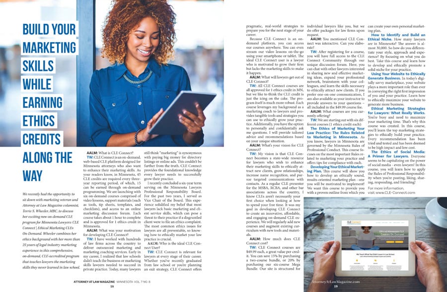 CLE Connect Article